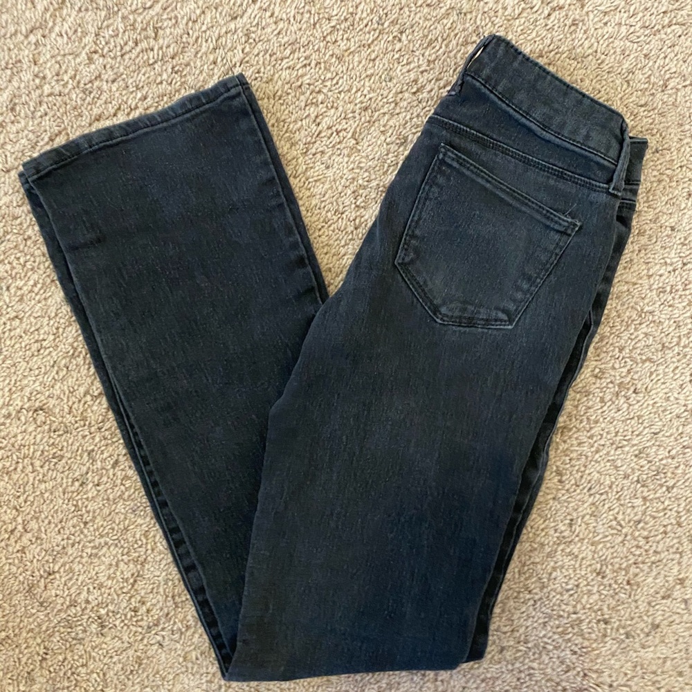 Faded black jeans